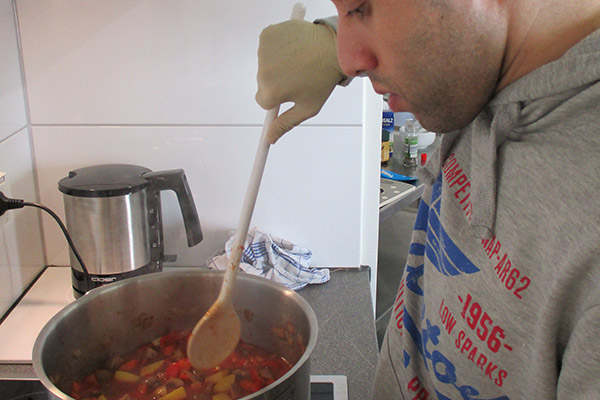 Eine K&uuml;che ist in jedem Gruppenraum