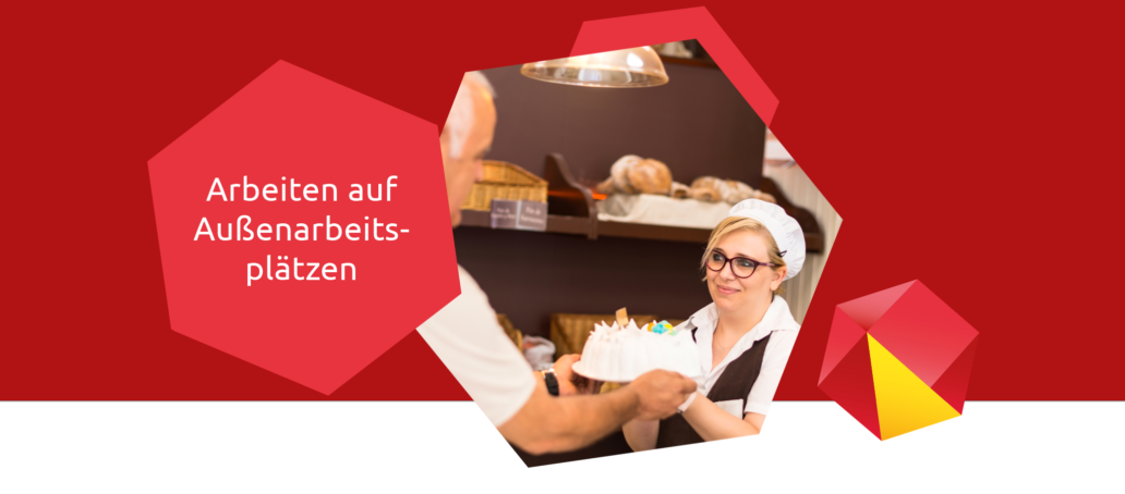 Arbeiten bei Arbeitsgebern wie einer B&auml;ckerei
